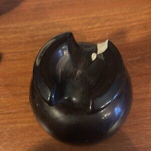 Giant Antique Telegram Insulator- Ceramic Brown chip on top